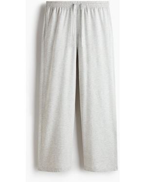 H&M Relaxed Fit Jersey trousers - Weiß