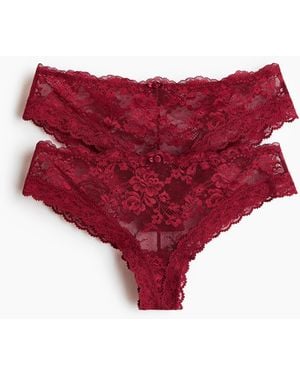 H&M Set Van 2 Kanten Slips - Rood