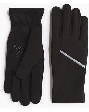 H&M Laufhandschuhe mit DryMove - Schwarz
