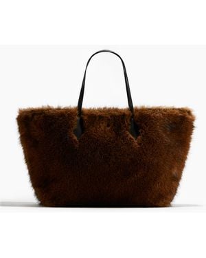 H&M Oversized Tote Bag - Braun