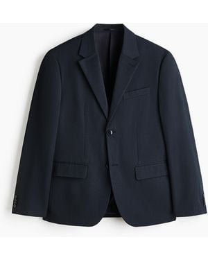 H&M Jackett aus Wollgemisch in Relaxed Fit - Blau
