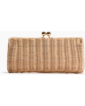 H&M Clutch aus Rattan - Natur