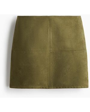 H&M Mini skirt - Grün