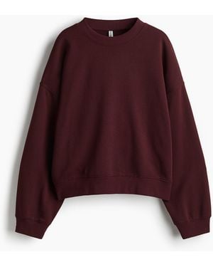 H&M Oversized Sweatshirt - Rot