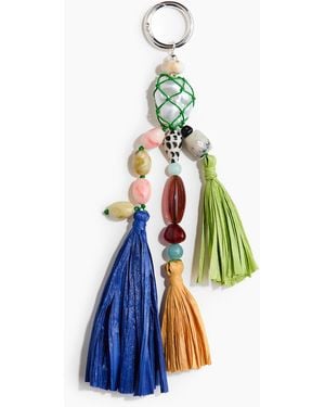 H&M Taschenanhänger mit Quasten - Blau