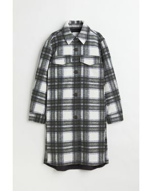 H&M Langes Shacket - Grau