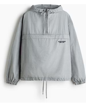 H&M Katoenen Anorak - Grijs