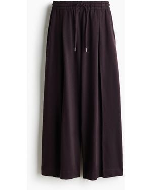 H&M Plooibroek Met Drawstring - Zwart