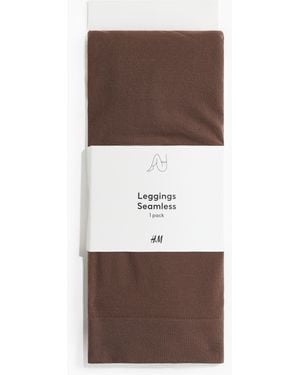 H&M Seamless Leggings - Braun