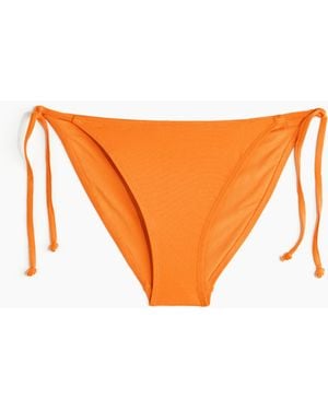 H&M Tie-Tanga Bikinihose - Orange