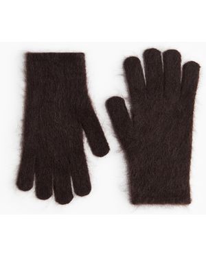 H&M Handschuhe aus Mohairmix - Schwarz
