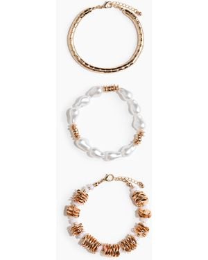 H&M 3er-Pack Armbänder - Weiß