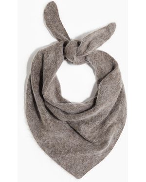 H&M Dreieckstuch aus Mohairmix - Grau