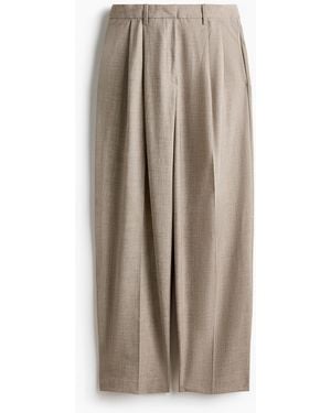 H&M Pantalon Met Barrel-pijpen - Bruin