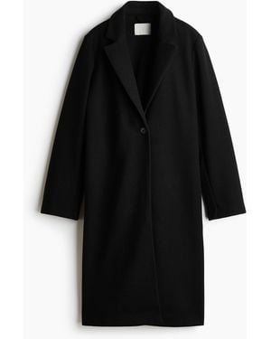 H&M Single-breasted Jas - Zwart