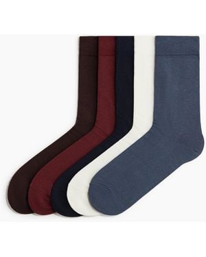H&M 5er-Pack Socken - Blau