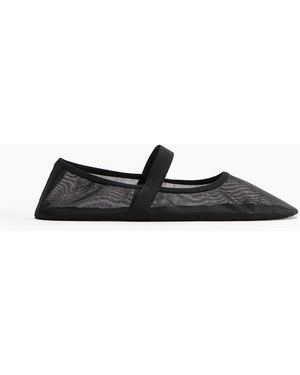 H&M Mesh-Hausschuhe mit Antirutschsohle - Schwarz