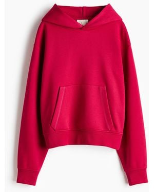 H&M Sport-Hoodie in Loose Fit - Rot