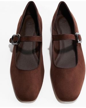 H&M Mary-Janes - Braun