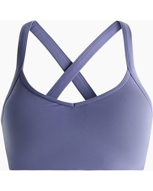 H&M Sport-BH mit SoftMove Medium Support - Blau