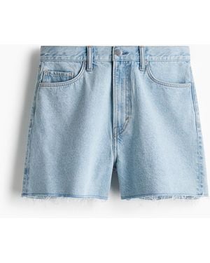 H&M Baggy Denimshorts - Blau