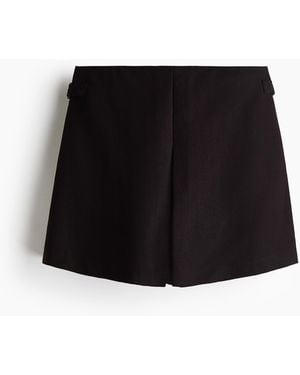 H&M Skort mit Zierschnalle - Schwarz