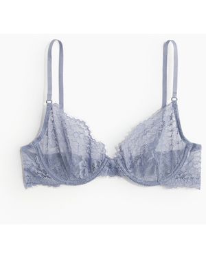 H&M Bügel-BH aus Spitze - Blau