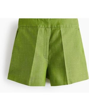 H&M Elegante Shorts aus Leinengemisch - Grün