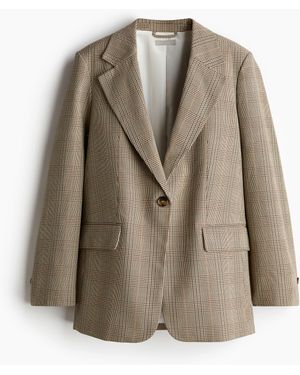 H&M Einreihiger Blazer - Braun
