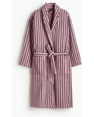 H&M Bademantel aus Frottee - Lila