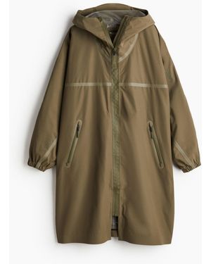 H&M StormMove Packbarer Regenparka - Grün