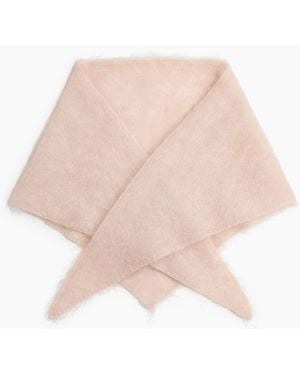 H&M Dreieckstuch aus Mohairgemisch - Natur