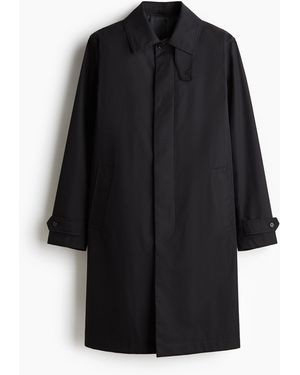 H&M Car Coat in Regular Fit - Schwarz
