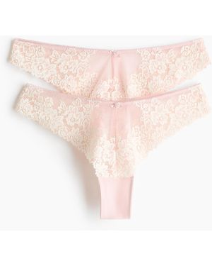 H&M Set Van 2 Kanten Slips - Roze