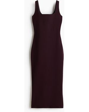 H&M Bodyconjurk - Paars