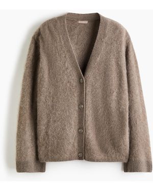 H&M Cardigan aus Kaschmirgemisch - Braun