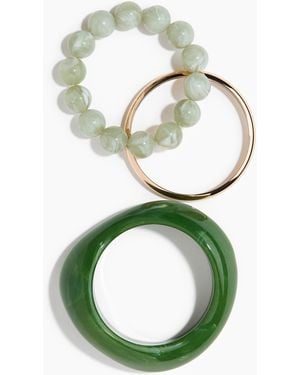 H&M 3er-Pack Armbänder - Grün