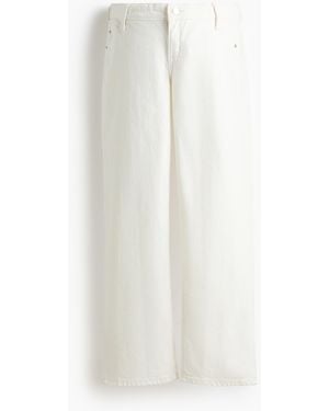 H&M Mama Straight Ankle Jeans - Wit