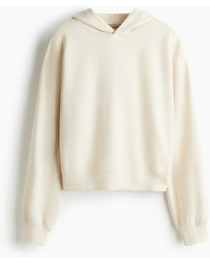 H&M Supersoft hoodie - Weiß
