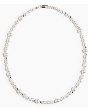 H&M Halskette mit Perlen - Weiß