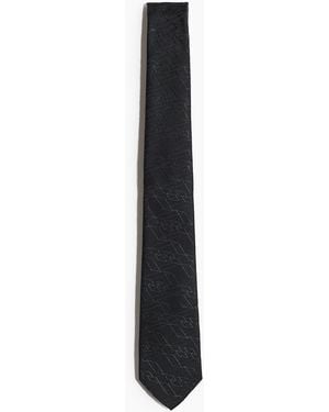 H&M Gemusterte Krawatte - Schwarz