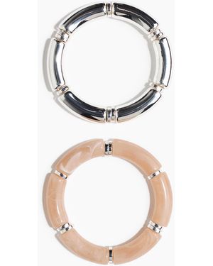 H&M 2er-Pack Armbänder - Blau