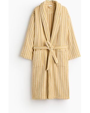 H&M Bademantel aus Frottee - Natur