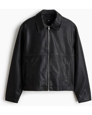 H&M Jack Met Kraag - Zwart