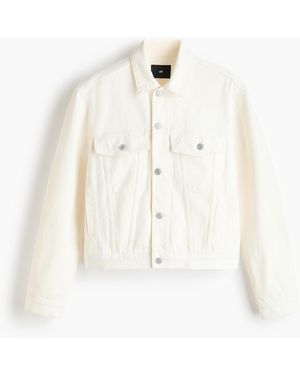 H&M Denim Truckerjack - Naturel