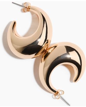 H&M Tropfenförmige Hoop-Ohrringe - Mettallic