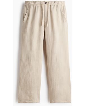 H&M Hose in Relaxed Fit - Natur