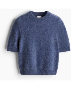 H&M Pullover aus Mohairmix - Blau