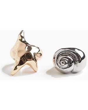 H&M Set Van 2 Ringen - Metallic