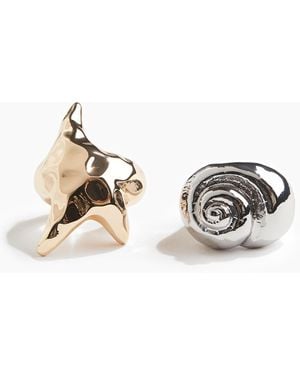 H&M 2er-Pack Ringe - Mettallic